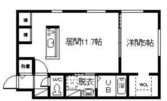 【ノルフィーノ　ラルーチュエの間取り】