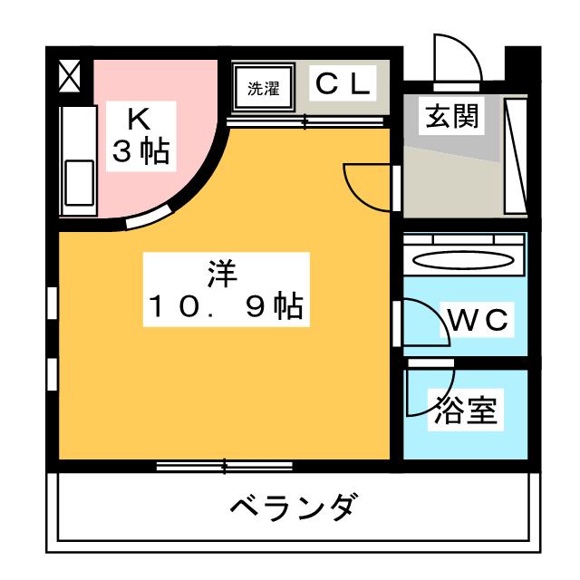 メルローズコートの間取り