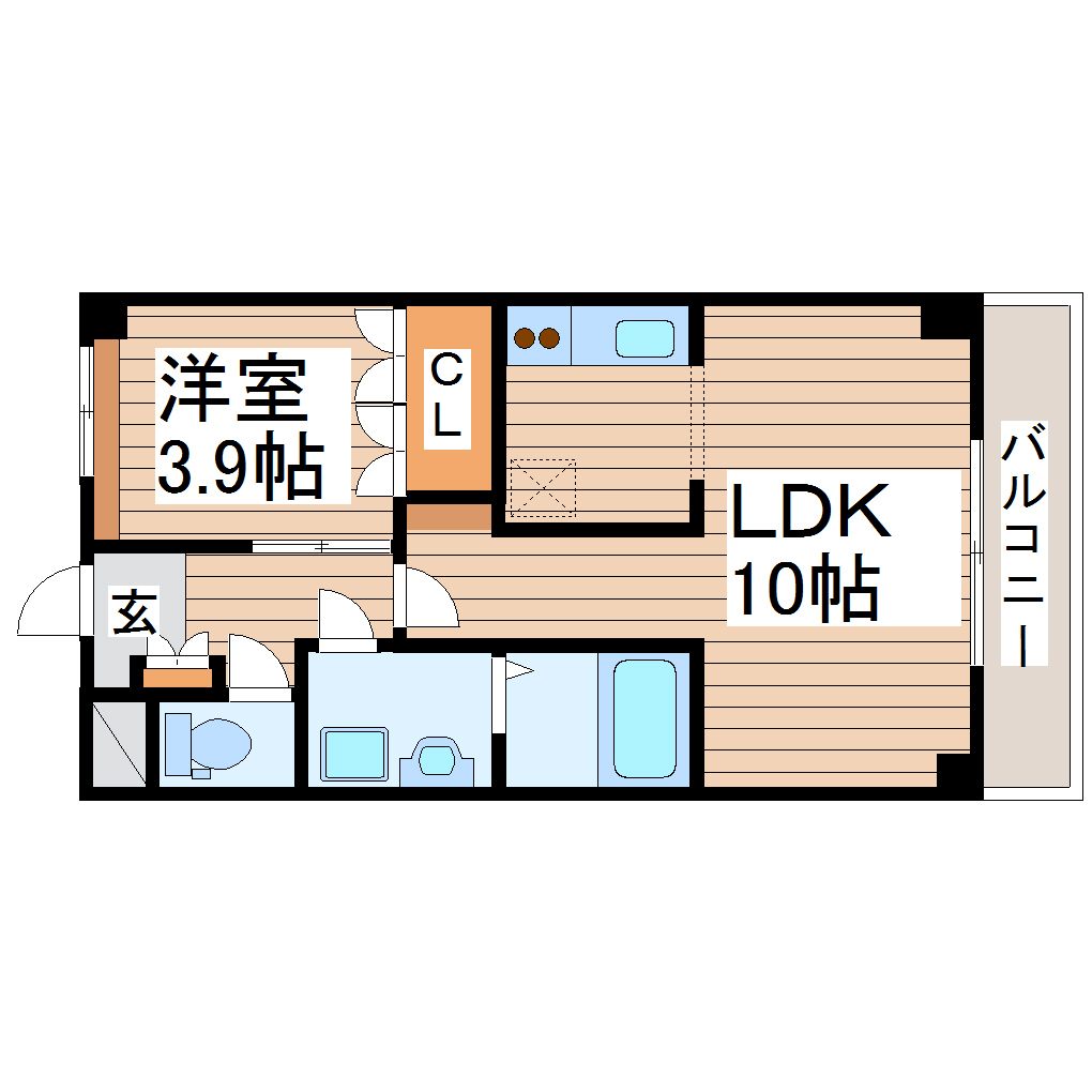 コンフォールそよ風の間取り