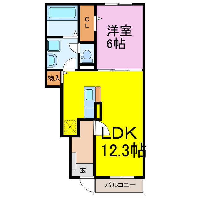 ノース　パティオの間取り