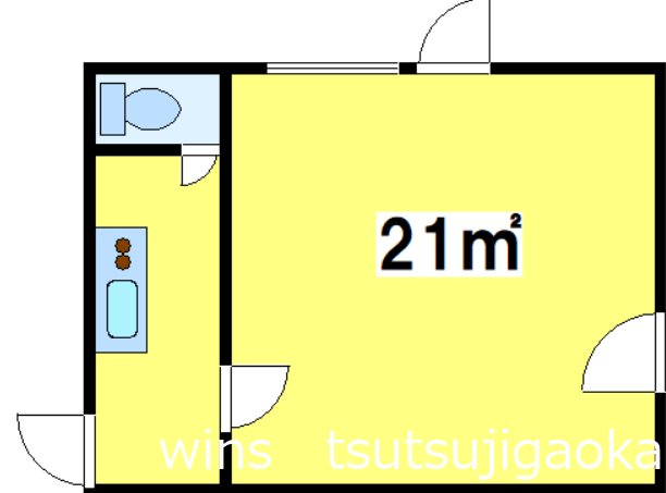 調布市菊野台のマンションの間取り