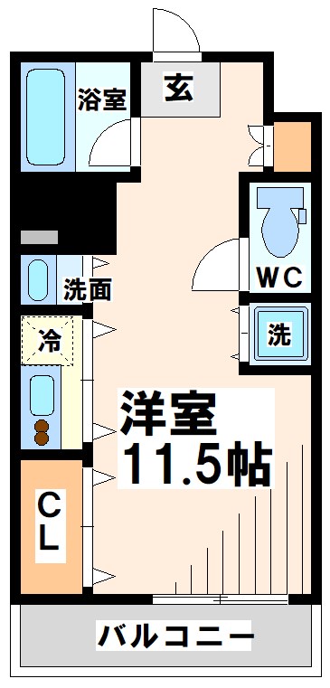 武蔵野市吉祥寺北町のマンションの間取り