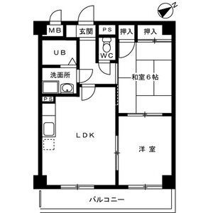 ヒルズ覚王山の間取り