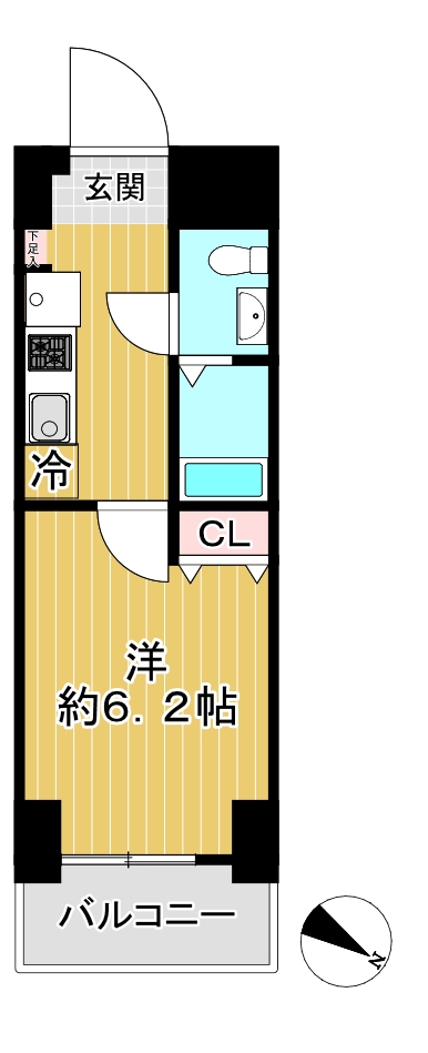 リクレイシア八丁畷の間取り