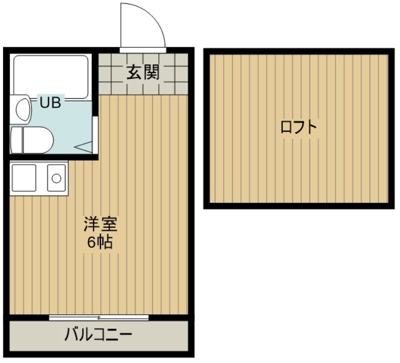 狭山市大字青柳のアパートの間取り