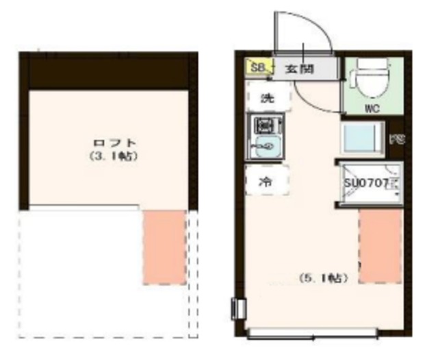 仮称 鷺宮6丁目Aの間取り