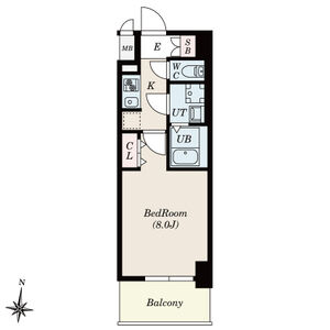 S-RESIDENCE堀田NorthIIの間取り