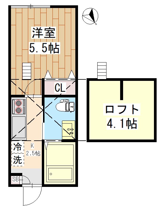 エスポワールあざみ野の間取り