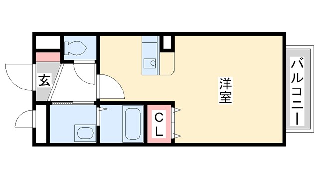 古川第２コーポの間取り