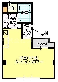 横浜市鶴見区鶴見中央のマンションの間取り