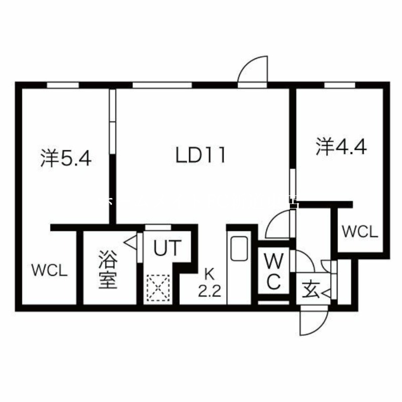 仮)SENNA北42東17MSの間取り