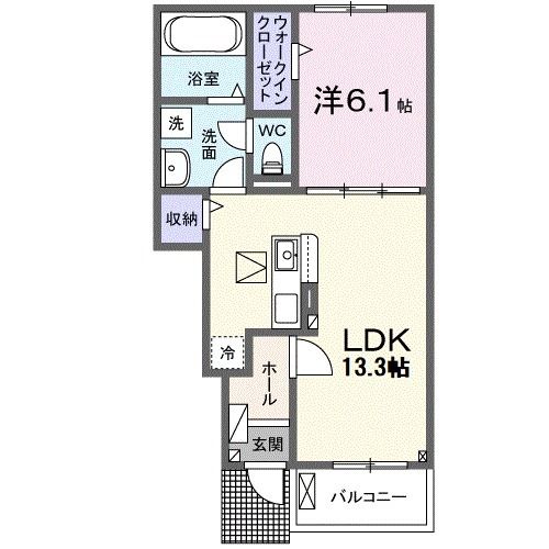 ロング　ボワ　シュドの間取り