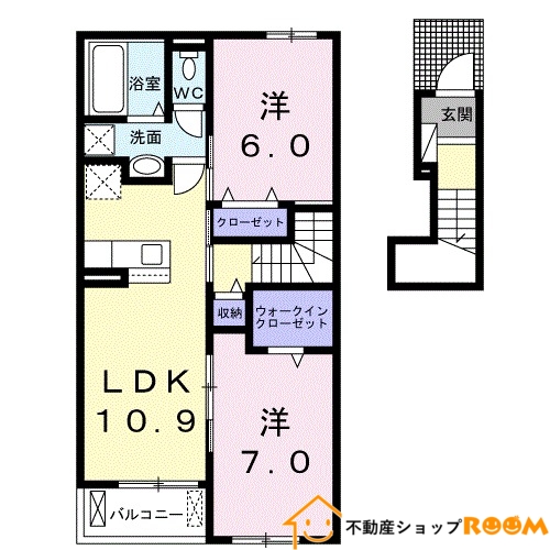 アルカンシエル　Iの間取り