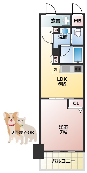 フェニックス日本橋高津の間取り