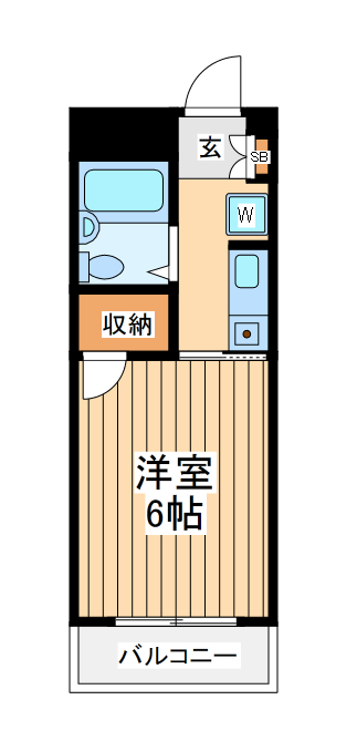 【川崎市川崎区池上新町のマンションの間取り】