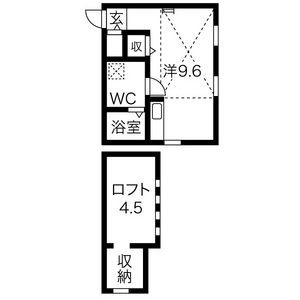 ロフト壱番館の間取り