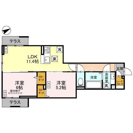 カーサ アルマの間取り