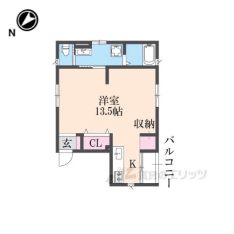 高野泉町４０－４５マンションの間取り