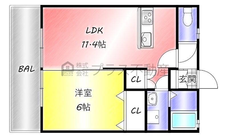 カーサルーチェIIの間取り