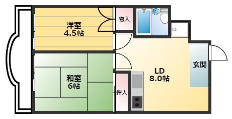 メゾン住吉の間取り