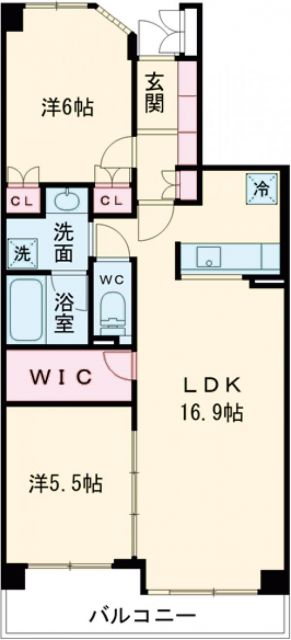 ニューガイアリルーム北葛西 ５８の間取り