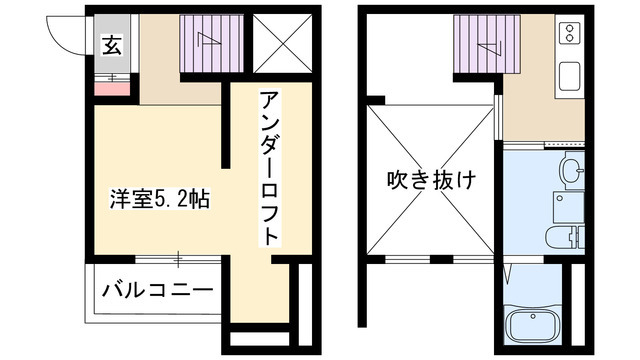 アドラブール新守山の間取り