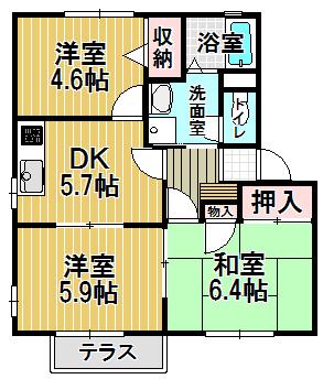 グレイス２１　Ｃ棟の間取り