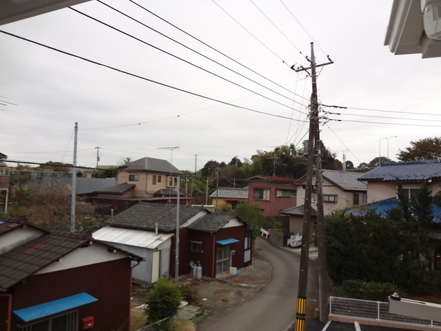 【八王子市宇津木町のアパートの眺望】