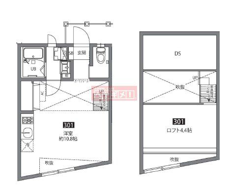 梅ヶ丘ベースの間取り