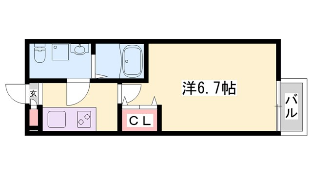 Amelie大塩駅前の間取り