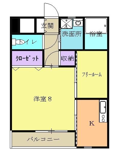 エステート若石山の間取り