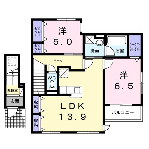 メゾン　デ　リアンの間取り