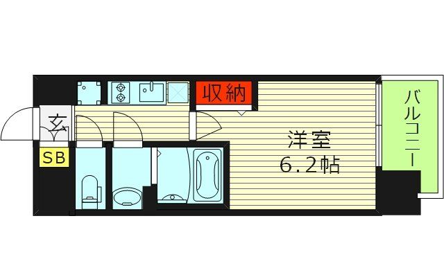 【ララプレイス玉造パルクの間取り】