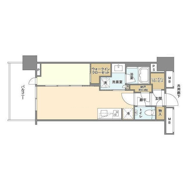 江東区亀戸のマンションの間取り