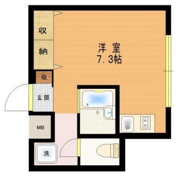 江戸川区南葛西のマンションの間取り