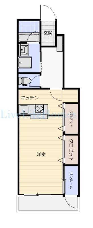 小桜荘の間取り写真