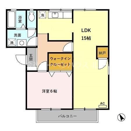 プリマベーラＢの間取り
