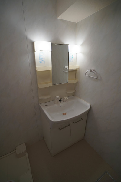 洗面設備　同じ建物の別なお部屋