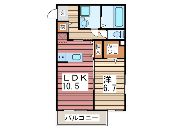 アリエル新越谷の間取り写真