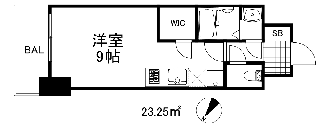 アリヴィス神戸駅前の間取り写真