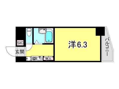 サンライズ長田の間取り写真