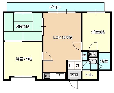 総建取手チェリーの間取り写真
