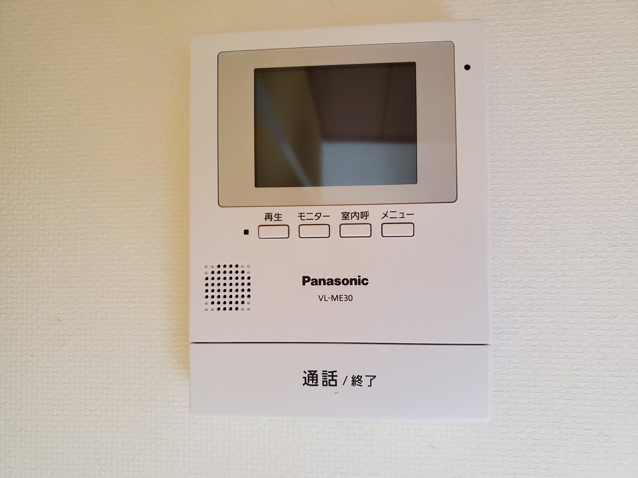 セキュリティ　モニターフォン設置で防犯面でも安心です。