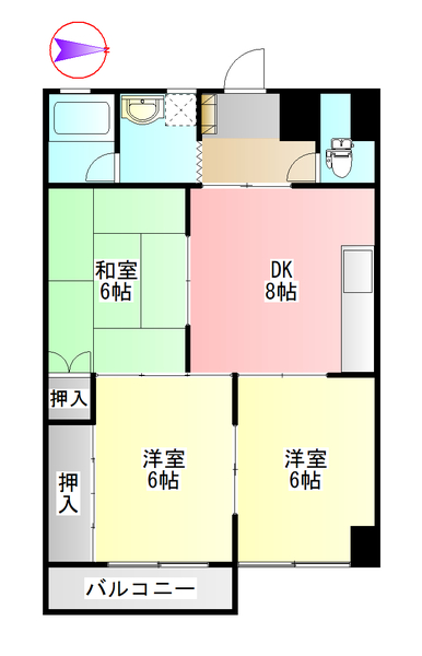 アーバン寿の間取り