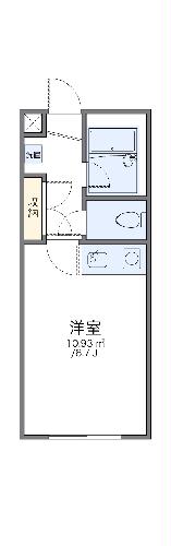 レオパレス南郷７丁目第１４の間取り