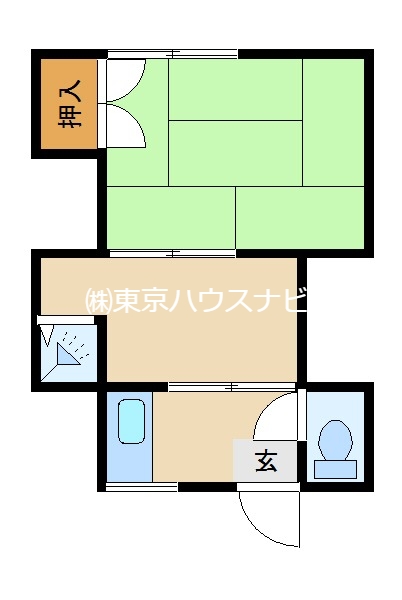 新弘荘の間取り