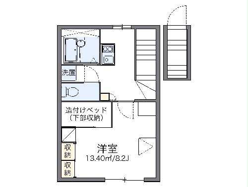 レオパレスマリーゴールドの間取り