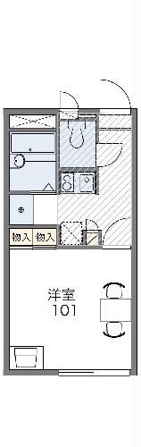 レオパレスルミエールIIの間取り