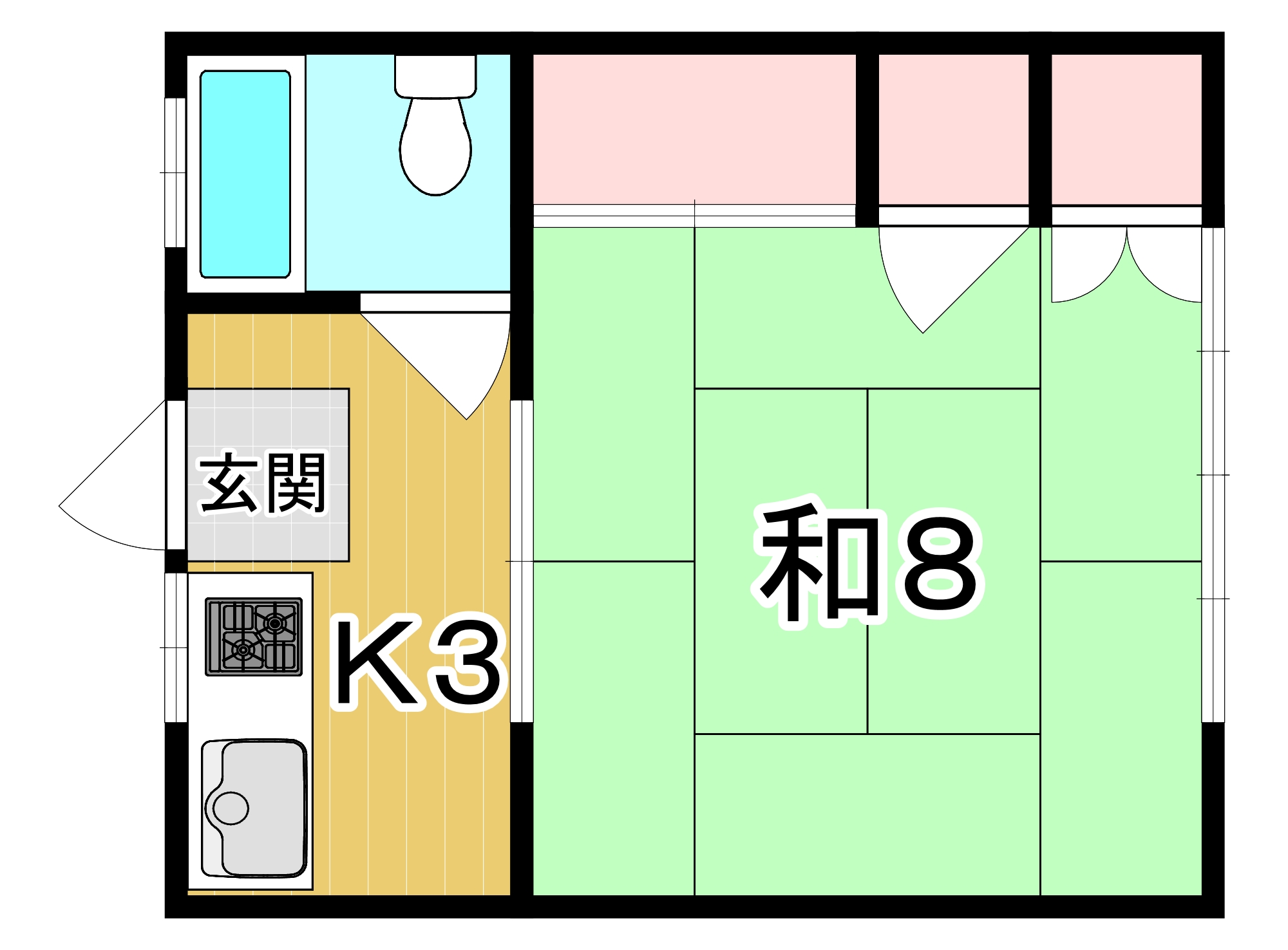 Aマウントフォートビルの間取り