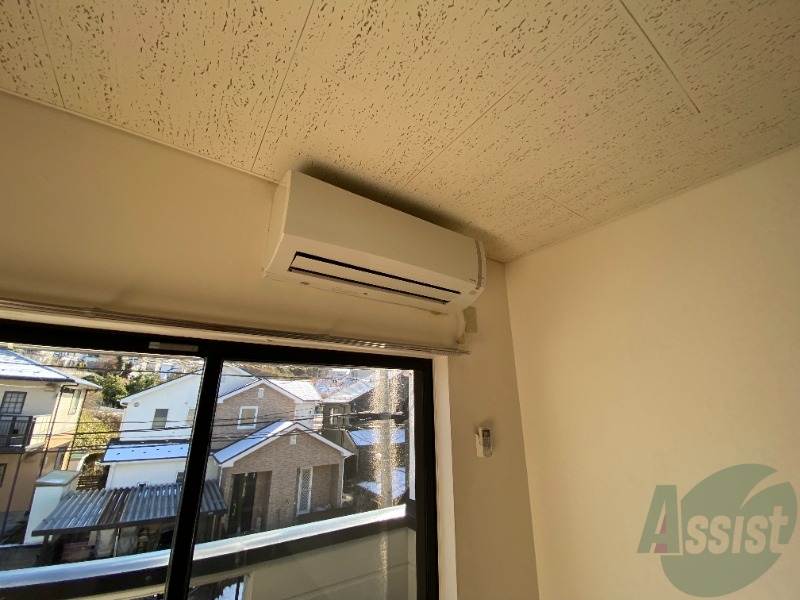 その他設備　エアコンが付いていますので寒暖対策もばっちり。